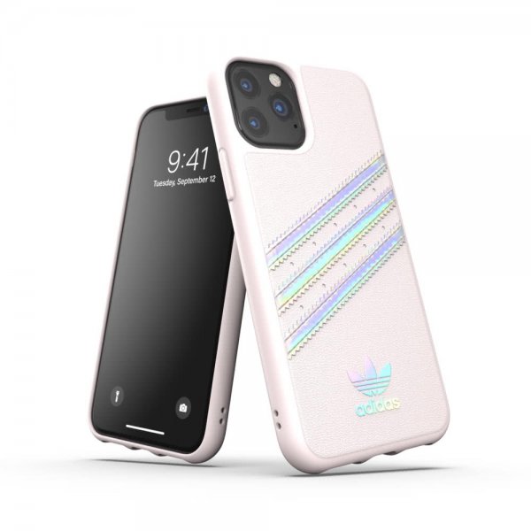 Adidas iPhone 11 Pro Kuori OR Moulded Case FW19 Orchid Tint Holographic