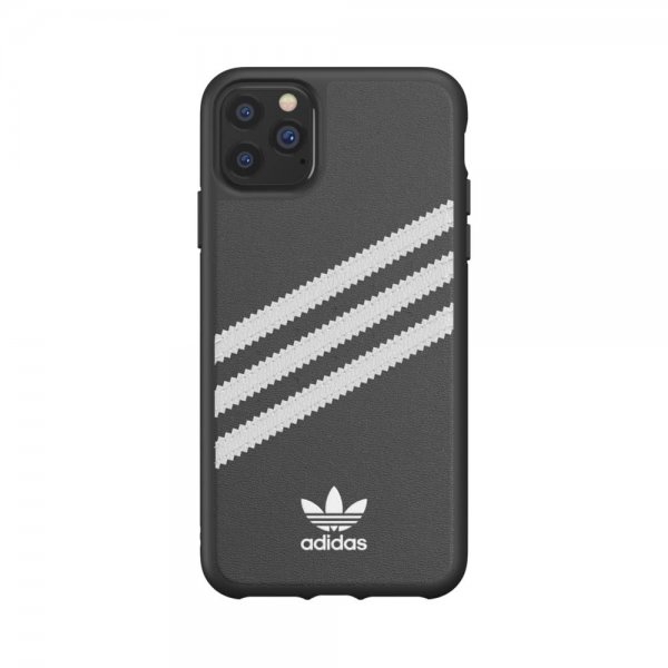 Adidas iPhone 11 Pro Max -kuori OR Moulded Case PU FW19 Musta Valkoinen