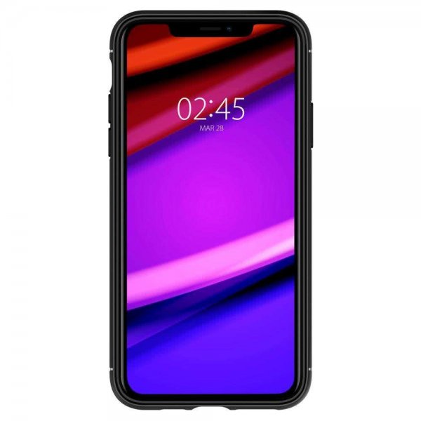 Spigen iPhone 11 -suojakuori Rugged Armor Matte Black