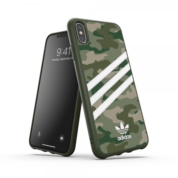 Adidas iPhone Xs Max Kuori OR Moulded Case Camo FW19 Raw Green