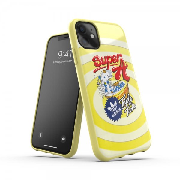 Adidas iPhone 11 -suojakuori OR Moulded Case Bodega FW19 Shock Yellow