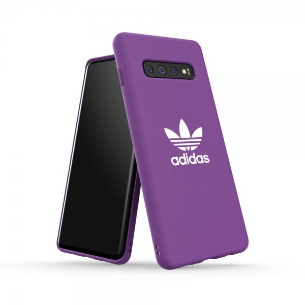 Adidas Samsung Galaxy S10 Plus Kuori OR Moulded Case Canvas SS19 Violetti