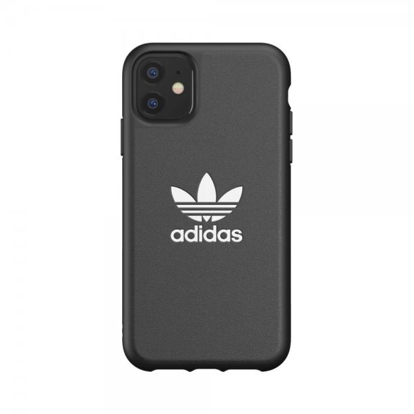 Adidas iPhone 11 -suojakuori tai Trefoil Snap Case FW19, musta-valkoinen
