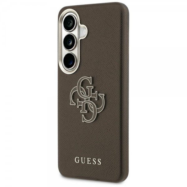 Arvaa Samsung Galaxy S26 Kuori 4G Logo Grained Ruskea