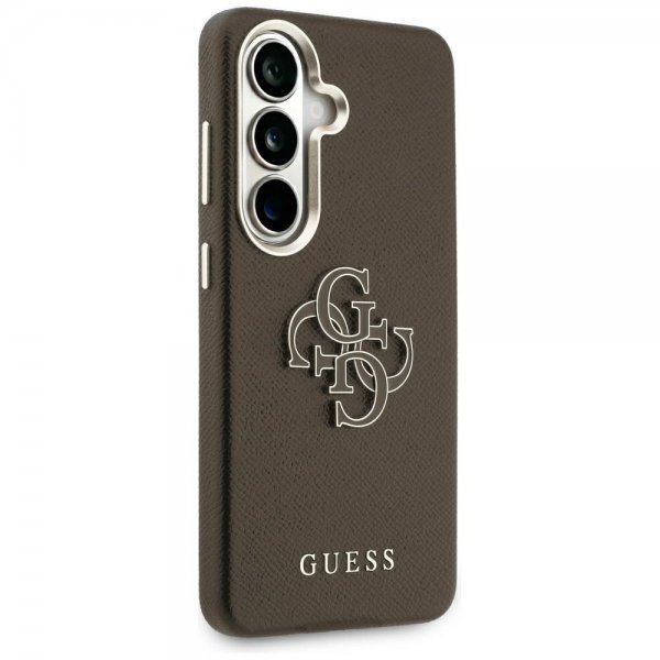 Arvaa Samsung Galaxy S26 Kuori 4G Logo Grained Ruskea