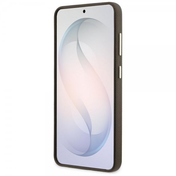 Arvaa Samsung Galaxy S26 Kuori 4G Logo Grained Ruskea
