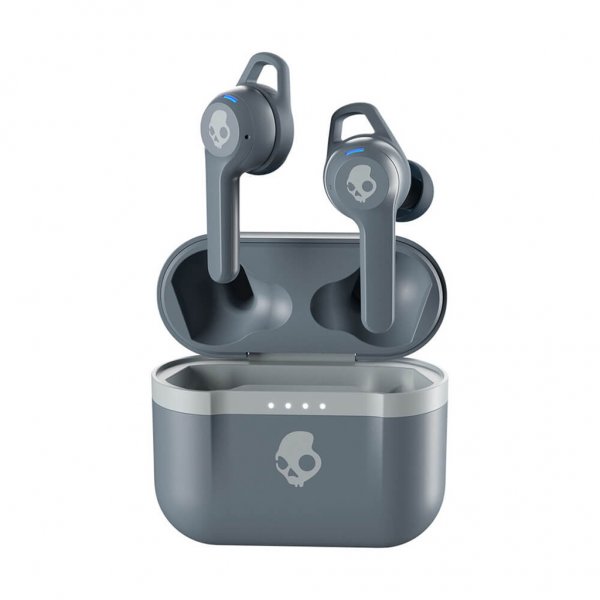 Skullcandy Indy Evo -nappikuulokkeet, True Wireless, harmaa