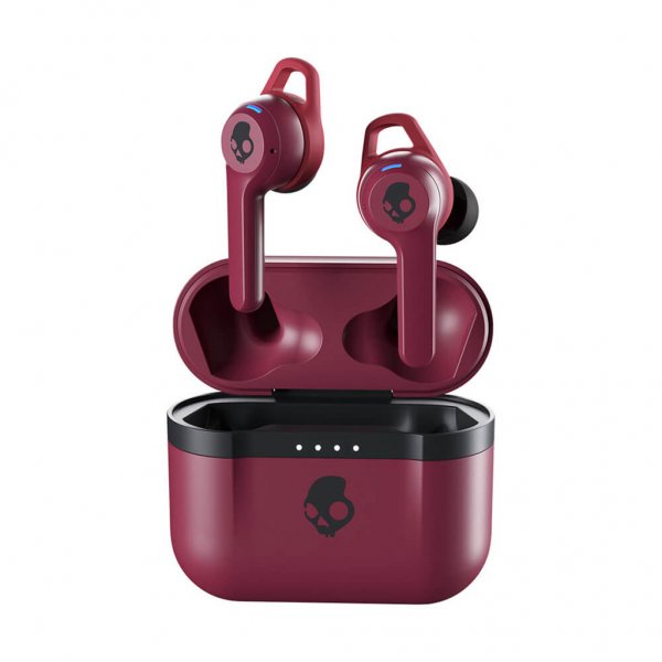 Skullcandy Indy Evo -kuulokkeet, nappikuulokkeet, täysin langattomat, punainen