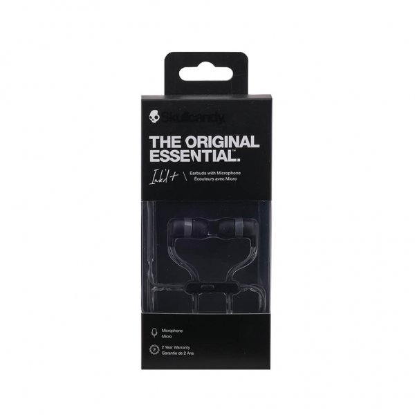 Skullcandy INKD+ Nappikuulokkeet, in-ear, musta