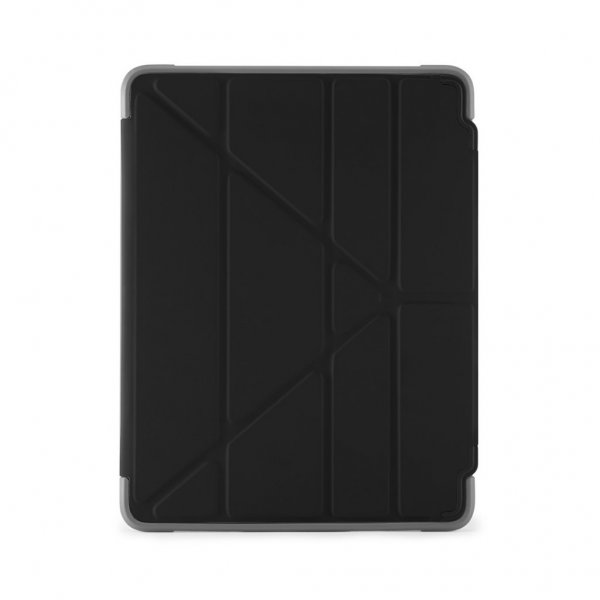 Pipetto iPad 10.2 (gen 7/8/9) Kotelo Origami Pencil Shield Musta