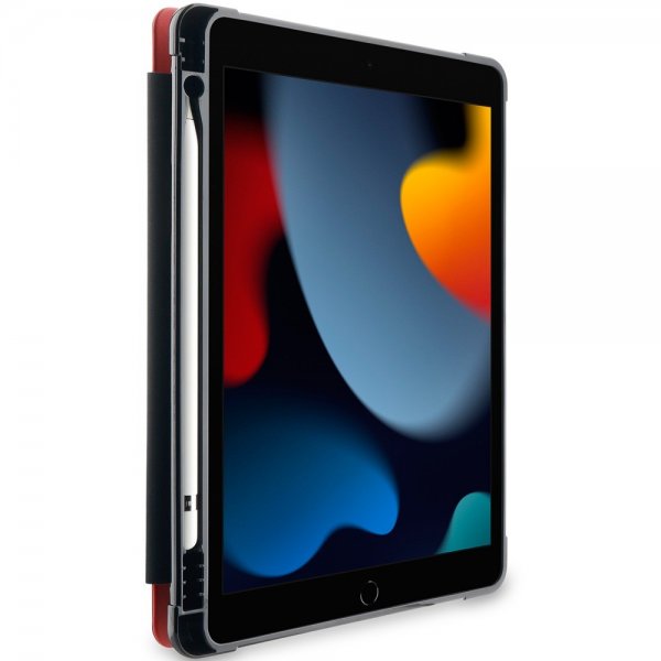Otterbox iPad 10.2 (7./8./9. sukupolvi) React Folio -suojakotelo, punainen