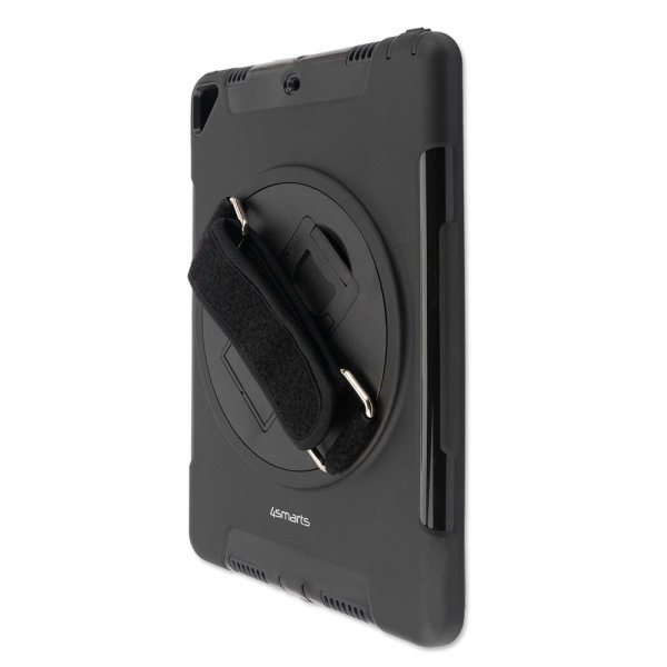 4smarts iPad 10.2 (gen 7/8/9) Suojakuori Rugged Case Grip Musta
