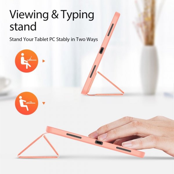 Dux Ducis iPad 10.9 (10. sukupolvi)/iPad 11 (A16) -suojakotelo DOMO Series Pink