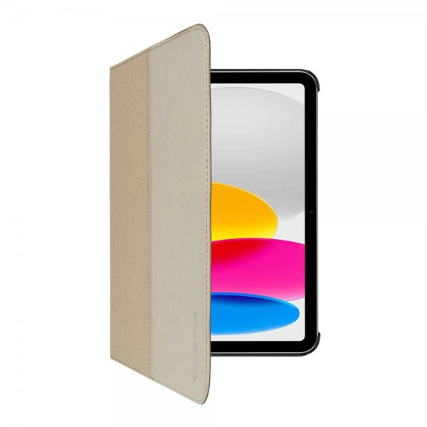 Gecko Covers iPad 10.9 (10. sukupolvi)/iPad 11 (A16) Easy-Click 2.0 -suojakuori, hiekka
