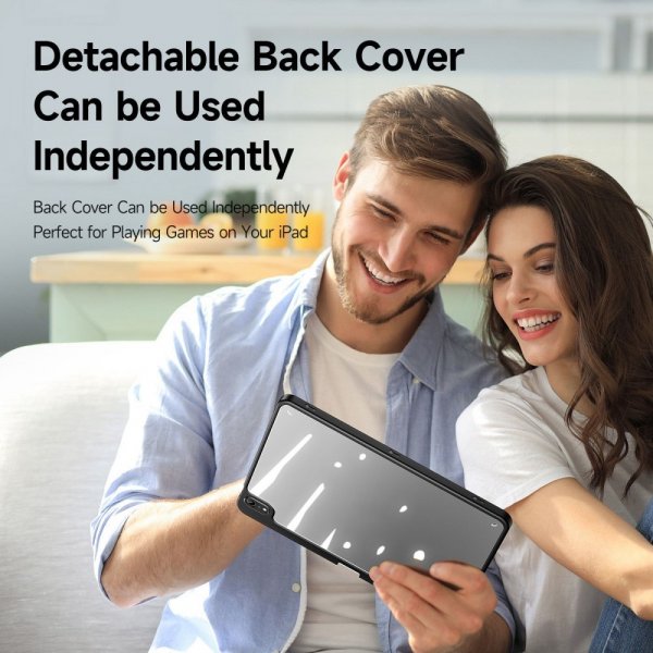 Dux Ducis iPad 10.9 (10. sukupolvi)/iPad 11 (A16) kotelo Magic Series musta