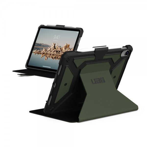 Urban Armor Gear (UAG) iPad 10.9 (10. sukupolvi)/iPad 11 (A16) Metropolis SE -suojakotelo, Olive