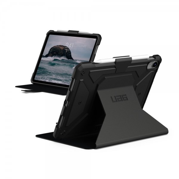 Urban Armor Gear (UAG) iPad 10.9 (10. sukupolvi)/iPad 11 (A16) Metropolis-suojakotelo, musta