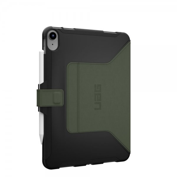 Urban Armor Gear (UAG) iPad 10.9 (10. sukupolvi)/iPad 11 (A16) Scout Folio -kotelo, musta/oliivi
