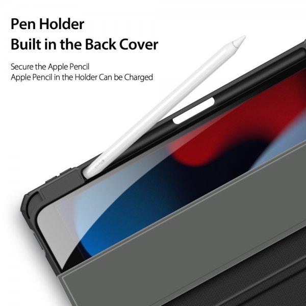 Dux Ducis iPad 10.9 (10. sukupolvi)/iPad 11 (A16) -suojakotelo TOBY Series, musta