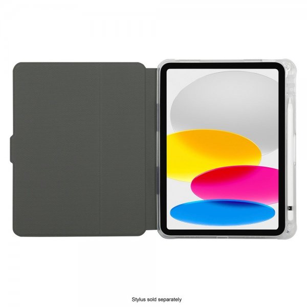 Targus iPad 10.9 (10. sukupolvi)/iPad 11 (A16) Pro-Tek Clear -suojakuori, musta