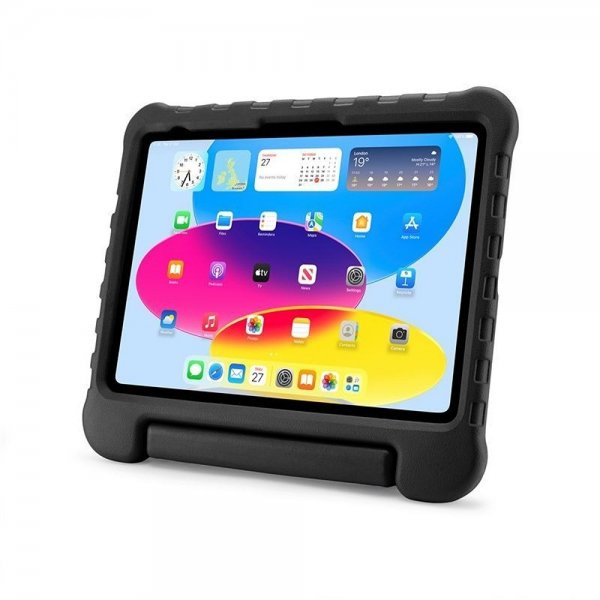Pipetto iPad 10.9 (10. sukupolvi)/iPad 11 (A16) Activity Case -suojakuori, musta