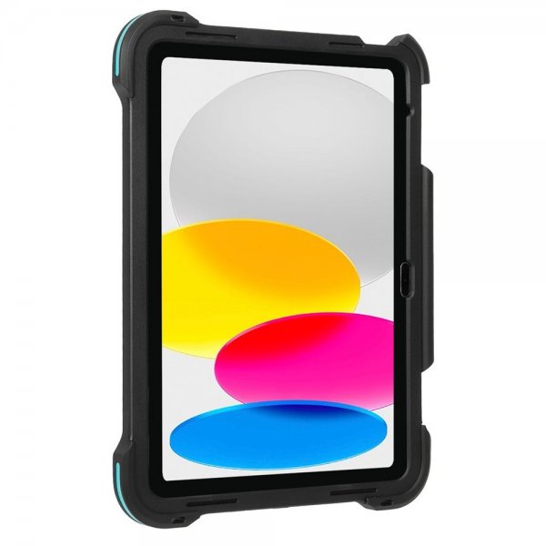 Targus iPad 10.9 (10. sukupolvi)/iPad 11 (A16) SafePort Rugged Max -suojakuori, musta