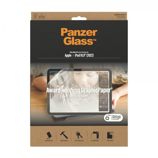 PanzerGlass iPad 10.9 (10. sukupolvi)/iPad 11 (A16) GraphicPaper -näytönsuoja