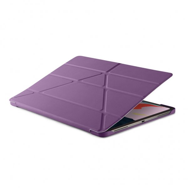 Pipetto iPad Pro 12.9 (3. sukupolvi) Origami-kotelo, violetti