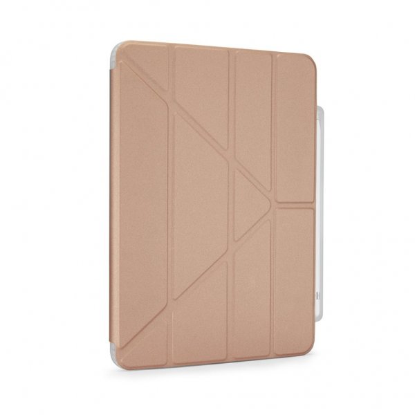 Pipetto iPad 10.9 (10. sukupolvi)/iPad 11 (A16) -suojakotelo Origami No3 Pencil Case, ruusukulta