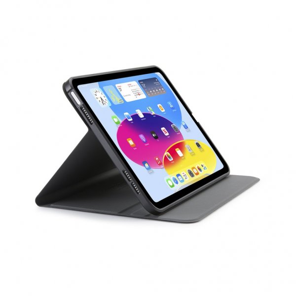 Pipetto iPad 10.9 (10. sukupolvi)/iPad 11 (A16) Rotating Folio -kotelo, musta