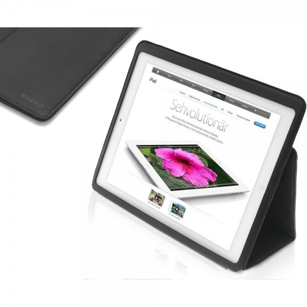 KAVAJ iPad 9.7 (2./3./4. sukupolvi) suojakotelo Berlin, musta