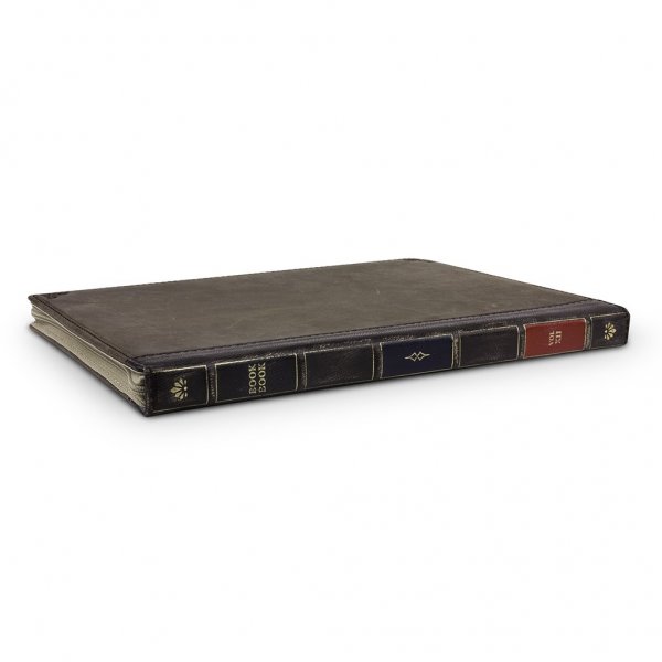 Twelve South iPad 9.7 (5./6. sukupolvi)/iPad Air 1/2 BookBook aitoa nahkaa oleva jalustallinen suojakotelo, ruskea