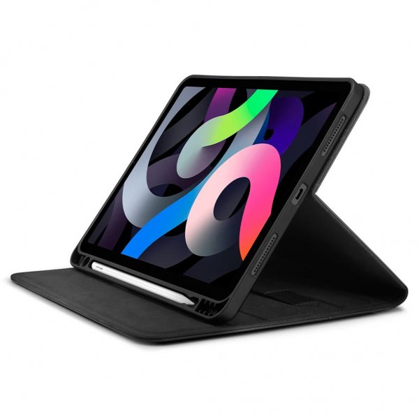 Spigen iPad Air 10.9 2020/2022 kotelo Liquid Air Folio Musta