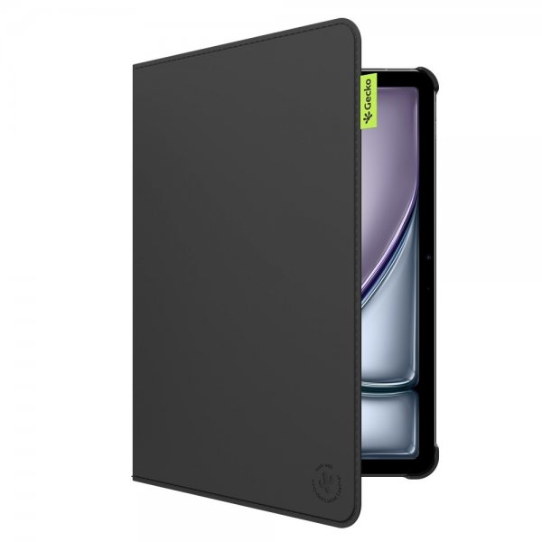 Gecko Covers iPad Air 10.9 (sukupolvi 4/5)/iPad Air 11 (M2/M3/M4) Fodral Cactus Folio Musta