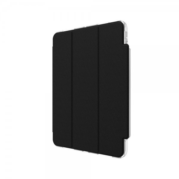 ZAGG iPad Air 11 (M2/M3/M4) Crystal Palace Folio -kotelo, musta/läpinäkyvä