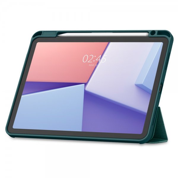 Spigen iPad Air 11 (M2/M3/M4) -suojakotelo, Urban Fit, Midnight Green