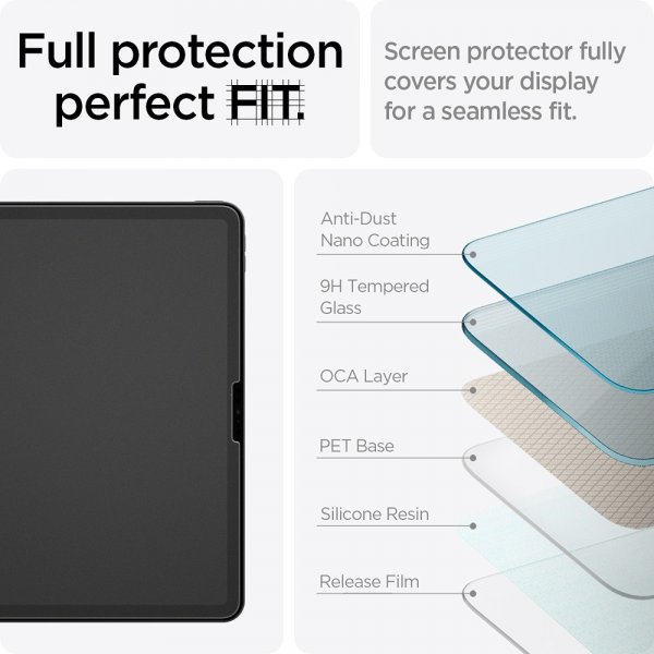 Spigen iPad Air 11 (M2/M3/M4) Näytönsuoja Paper Touch EZ Fit