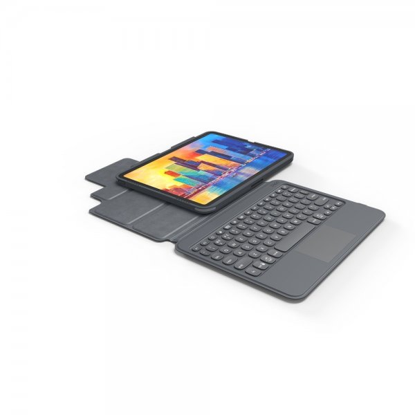 ZAGG iPad Air 10.9/iPad Pro 11 Kotelo ja näppäimistö Pro Keys Trackpad Nordic Charcoal