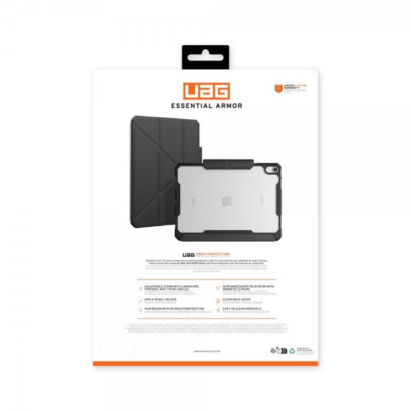 Urban Armor Gear (UAG) iPad Air 11 (M2/M3/M4) Suojakotelo Essential Armor Musta