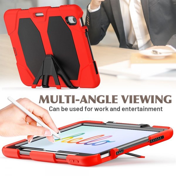 iPad Air 11 (M2/M3/M4) Suojakuori Heavy Duty Armor Punainen
