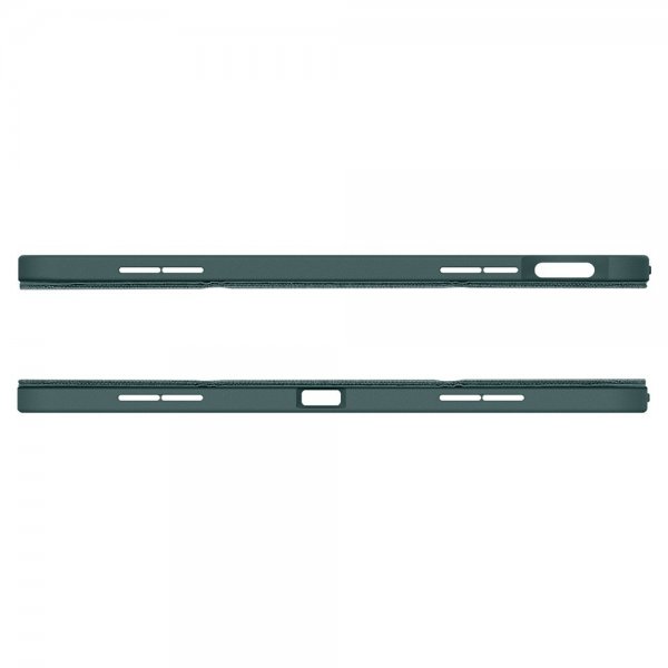 Spigen iPad Air 13 (M2/M3/M4) suojakotelo Urban Fit Midnight Green