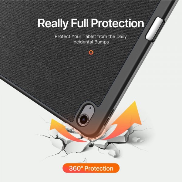 Dux Ducis iPad Air 13 (M2/M3/M4) Kotelo DOMO Series Musta