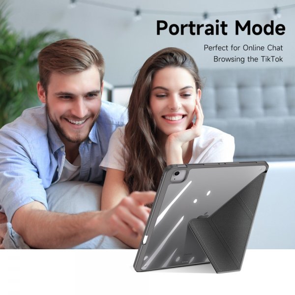 Dux Ducis iPad Air 13 (M2/M3/M4) -suojakotelo Magi-sarja harmaa