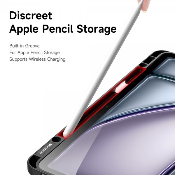 Dux Ducis iPad Air 13 (M2/M3/M4) Kotelo Magi Series Musta