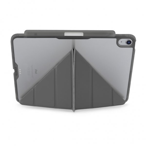 Pipetto iPad Air 13 (M2/M3/M4) Origami No3 Pencil Case harmaa