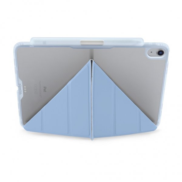 Pipetto iPad Air 13 (M2/M3/M4) -suojakotelo, Origami No3 Pencil Case, vaaleansininen
