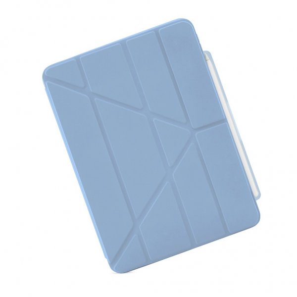 Pipetto iPad Air 13 (M2/M3/M4) -suojakotelo, Origami No3 Pencil Case, vaaleansininen