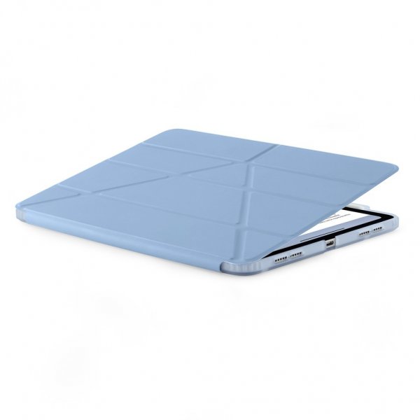 Pipetto iPad Air 13 (M2/M3/M4) -suojakotelo, Origami No3 Pencil Case, vaaleansininen