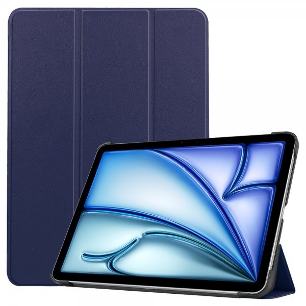 iPad Air 13 (M2/M3/M4) Kotelo Trifold Sininen