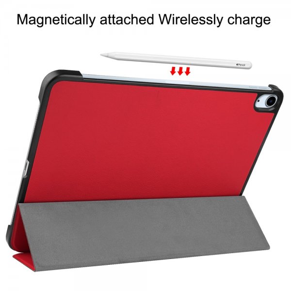 iPad Air 13 (M2/M3/M4) Tri-Fold-kotelo, punainen